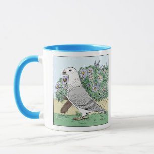 Show Racer and Flowers Colour Mug