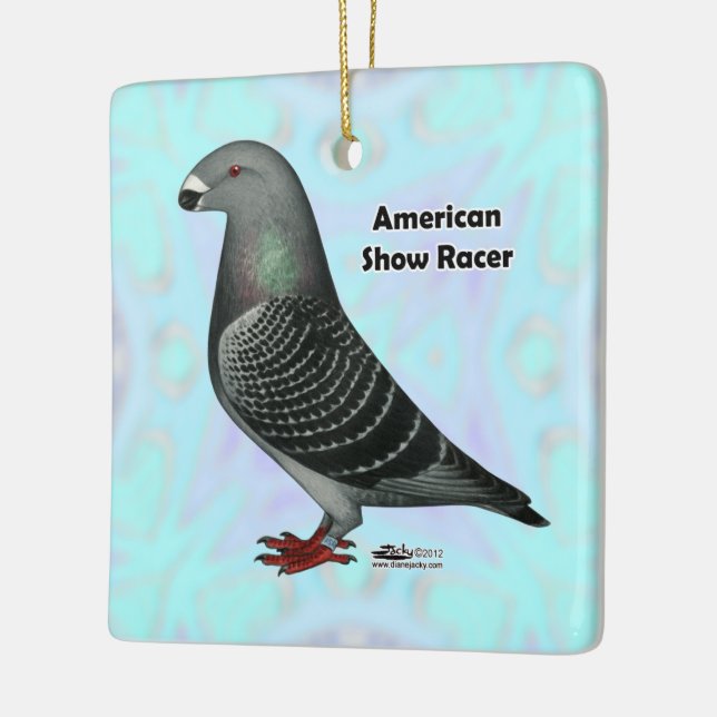 Show Racer ASR Ceramic Ornament (Left)
