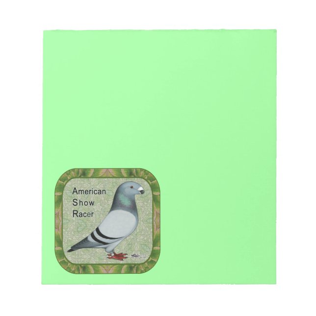 Show Racer Framed Notepad (Front)