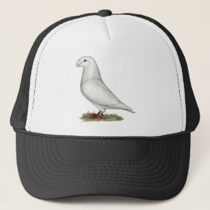 Show Racer White Trucker Hat