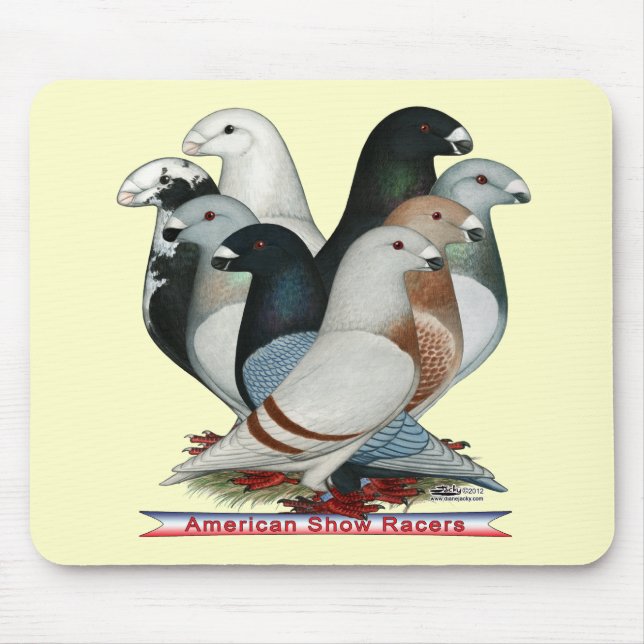Show Racers Eight Mouse Pad (Front)
