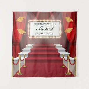  Show Red Carpet  Graduation Backdrop banner Tapestry