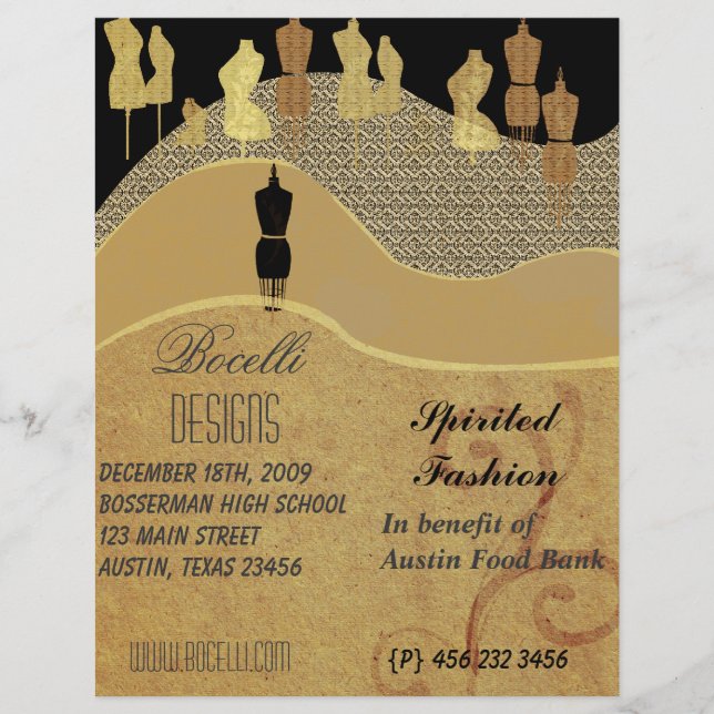 Show & Stylist Fashion Flyer (Front)