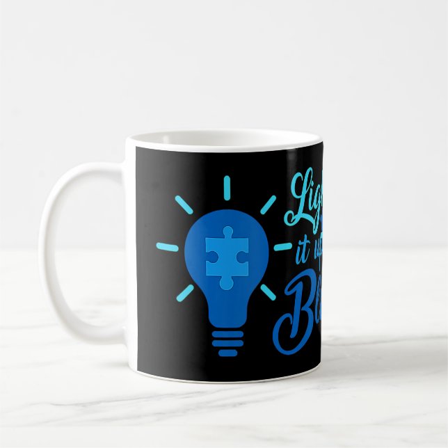 Show Support For Autism Acceptance With This Colou Coffee Mug (Left)