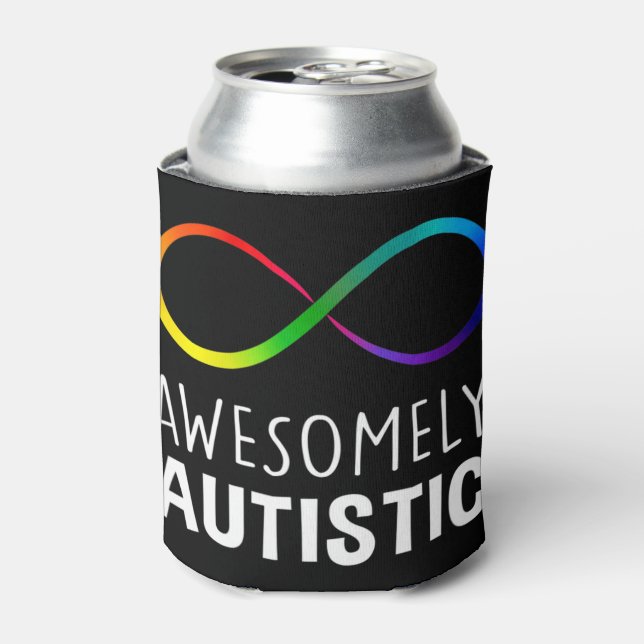 Show support for Autism and its acceptance with th Can Cooler (Can Front)