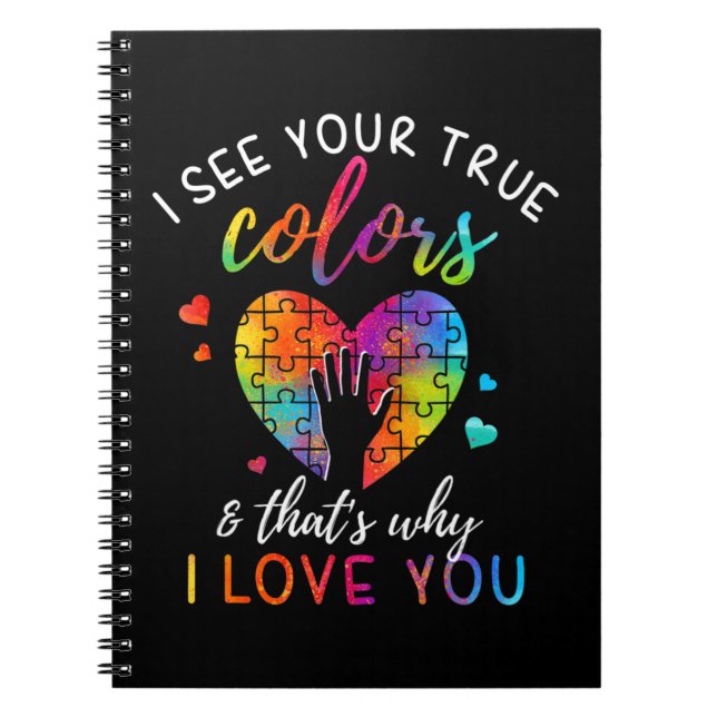 Show support to your loved ones and spread awarene notebook (Front)