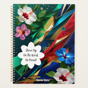 Show Up Do the Work Be Proud – Personalised Motiva Planner