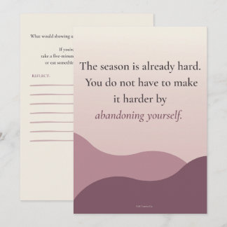 Show Up for Yourself | Reflection Invitation