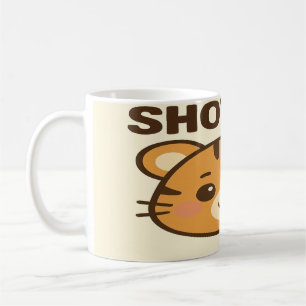 Show up Tiger - Cute Motivational Animal Design Coffee Mug