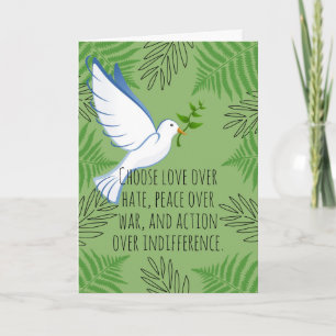 Show Your Best Encouragement Peace Dove Card