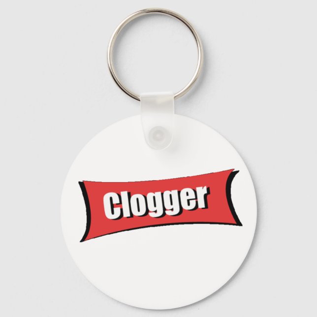 Show your clogging pride key ring (Front)