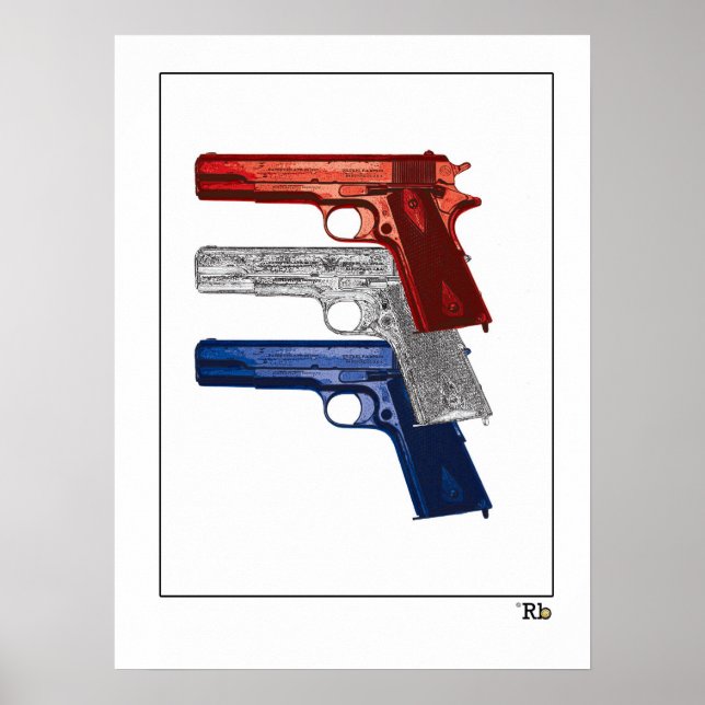 Show Your Colours: Colt 1911 Poster (Front)