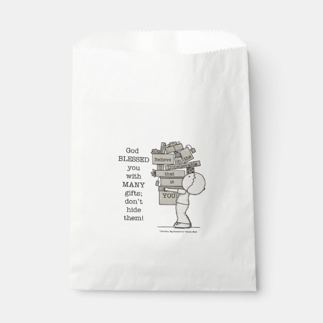 Show Your Gifts Favour Bag (Front)