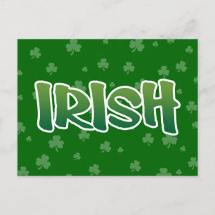 Show your IRISH colours Postcard
