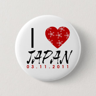 Show Your Love To Japan 6 Cm Round Badge