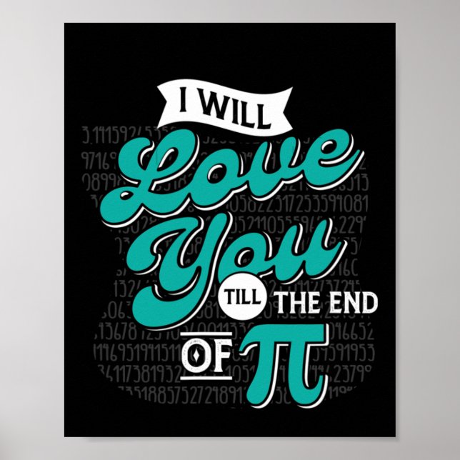 Show Your Love With This Pi Day  Poster (Front)