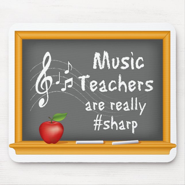 Show Your Music Teacher School Spirit   Mouse Pad (Front)