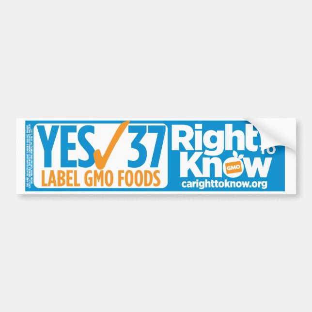 Show your support! Bumper Sticker (Front)