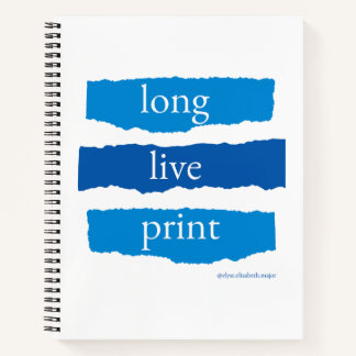 show your support for the tangible every day! notebook