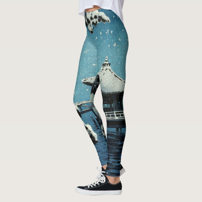 Showa Era, Winter by Tsuchiya Koitsu Leggings (Left)