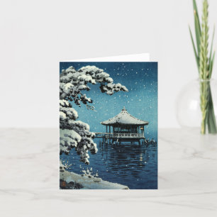 Showa Era, Winter by Tsuchiya Koitsu Thank You Card