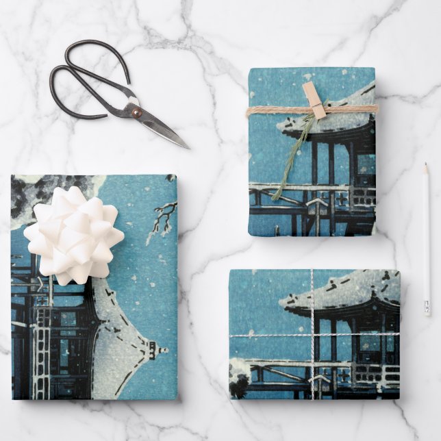 Showa Era, Winter by Tsuchiya Koitsu Wrapping Paper Sheet (Front)