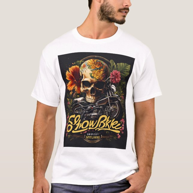 Showbike skull T-Shirt (Front)