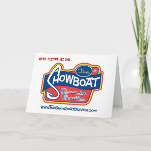 Showboat Drive in Greeting Card