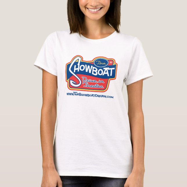 Showboat Drive in Ladies Baby Doll Tee (Front)