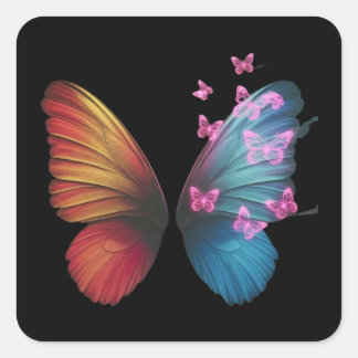 Showcase the beauty square sticker