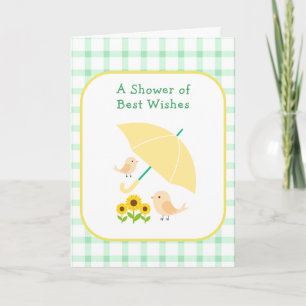 Shower Best Wishes Gender Neutral New Baby on Way Card
