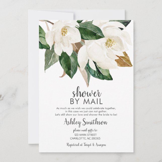 Shower by Mail bridal shower Virtual Shower Invitation (Front)