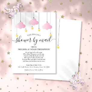 Shower By Mail Long Distance Baby Girl Pink Invitation
