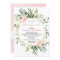 Shower by mail pink gold greenery baby shower