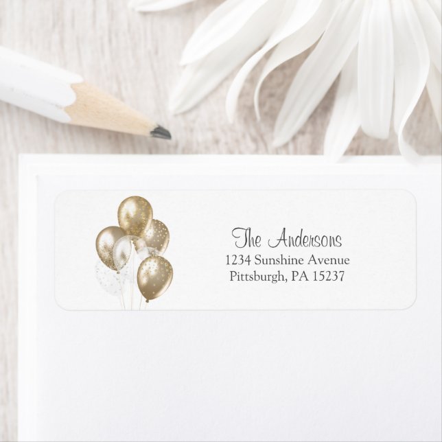 Shower by Mail Return Address Label (Insitu)