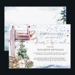 Shower by Mail | Winter Christmas Baby Shower Invitation<br><div class="desc">A baby shower by mail invitation perfect for those that live a long distance from loved ones. Winter has snuck up on us. And if you’re planning a baby shower for yourself or a loved one, why not utilise the season as inspiration. Invite your guests to your baby shower in...</div>