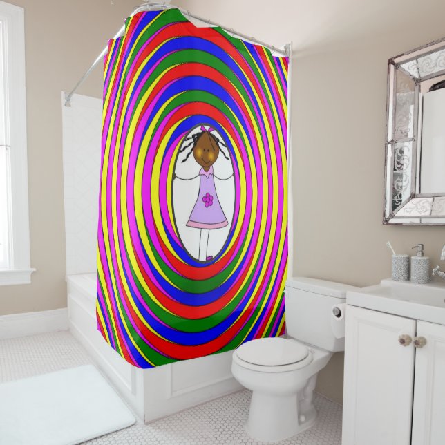 Shower Curtain African little girl (In Situ)