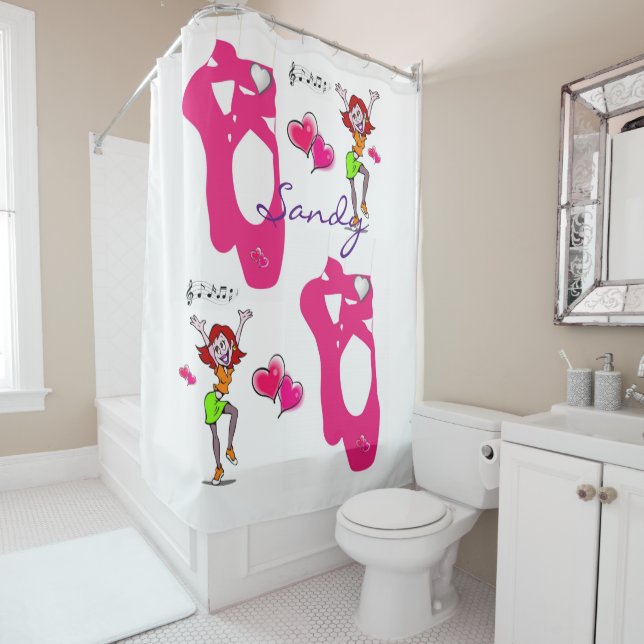 Shower Curtain Ballet (In Situ)