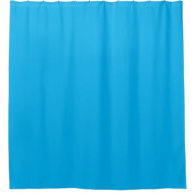 Shower Curtain, Blue Shower Curtain (Front)
