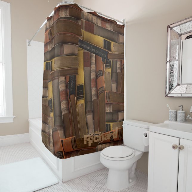 Shower Curtain Books (In Situ)