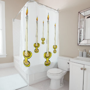 Shower Curtain Candles