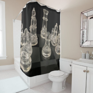 Shower Curtain  Chess
