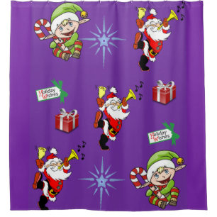 Shower Curtain Christmas
