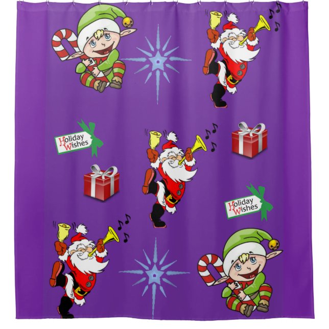 Shower Curtain Christmas (Front)