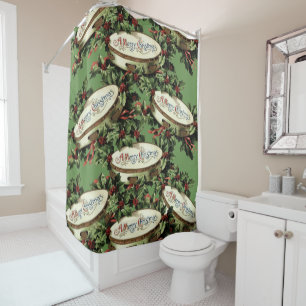 Shower Curtain Christmas