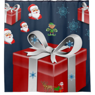 Shower Curtain Christmas