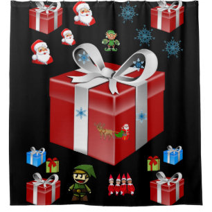 Shower Curtain Christmas