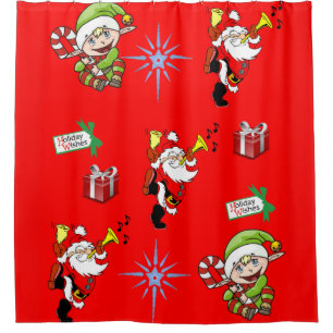 Shower Curtain Christmas