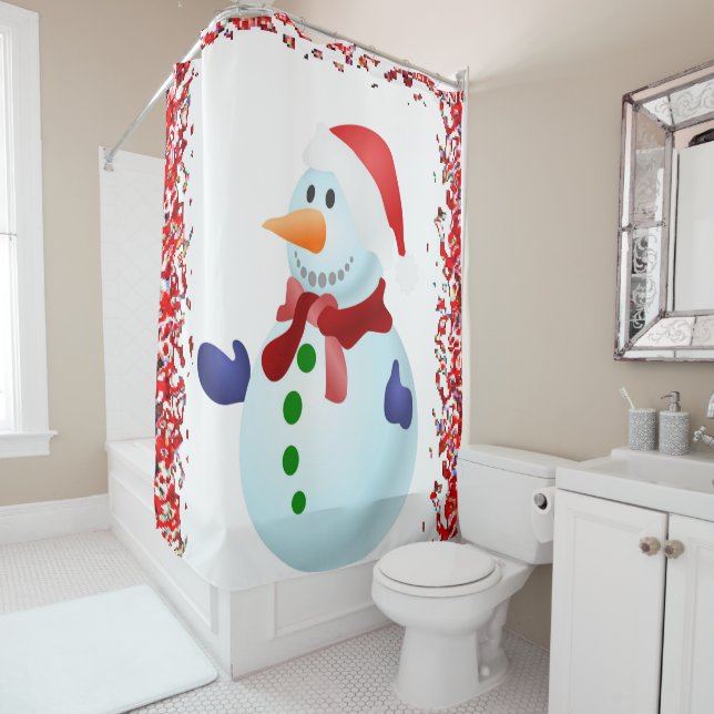 Shower curtain Christmas (In Situ)