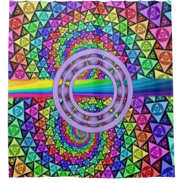 Shower Curtain Colourful (Front)